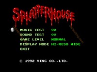 Splatterhouse, capture d'écran